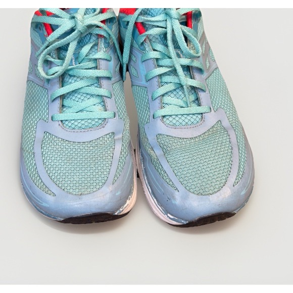 Topo Athletic Womens 10.5 Ultrafly 2 ice/red Running Shoe Sneaker - Picture 2 of 7